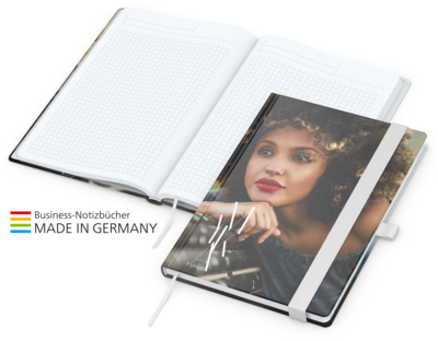 Match-Book White Bestseller Cover-Star gloss A5, w