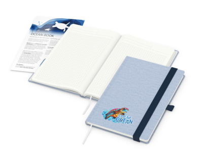Ocean-Book green+blue, blau, Info-Beileger inkl.