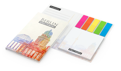 Berlin Brillantmarker, Naturkarton weiß-individuel