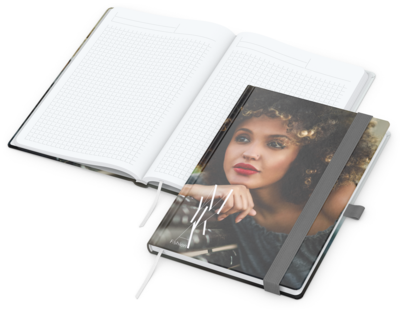 Match-Book White Bestseller, A5, Cover-Star gloss-